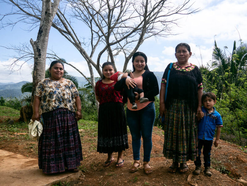 Four generations of a Guatemalan family
